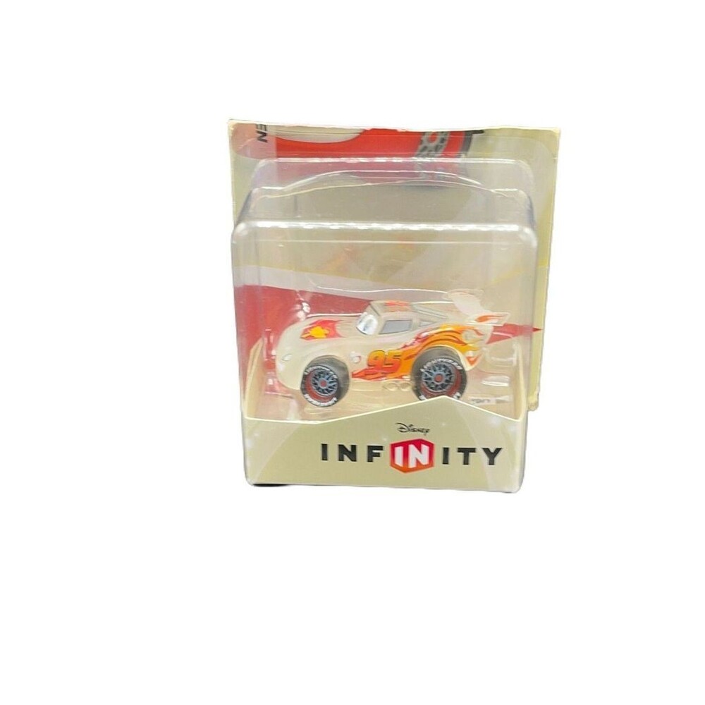 Disney Infinity Crystal Lightning McQueen Figure TOYS R US Exclusive BOX DAMAGE